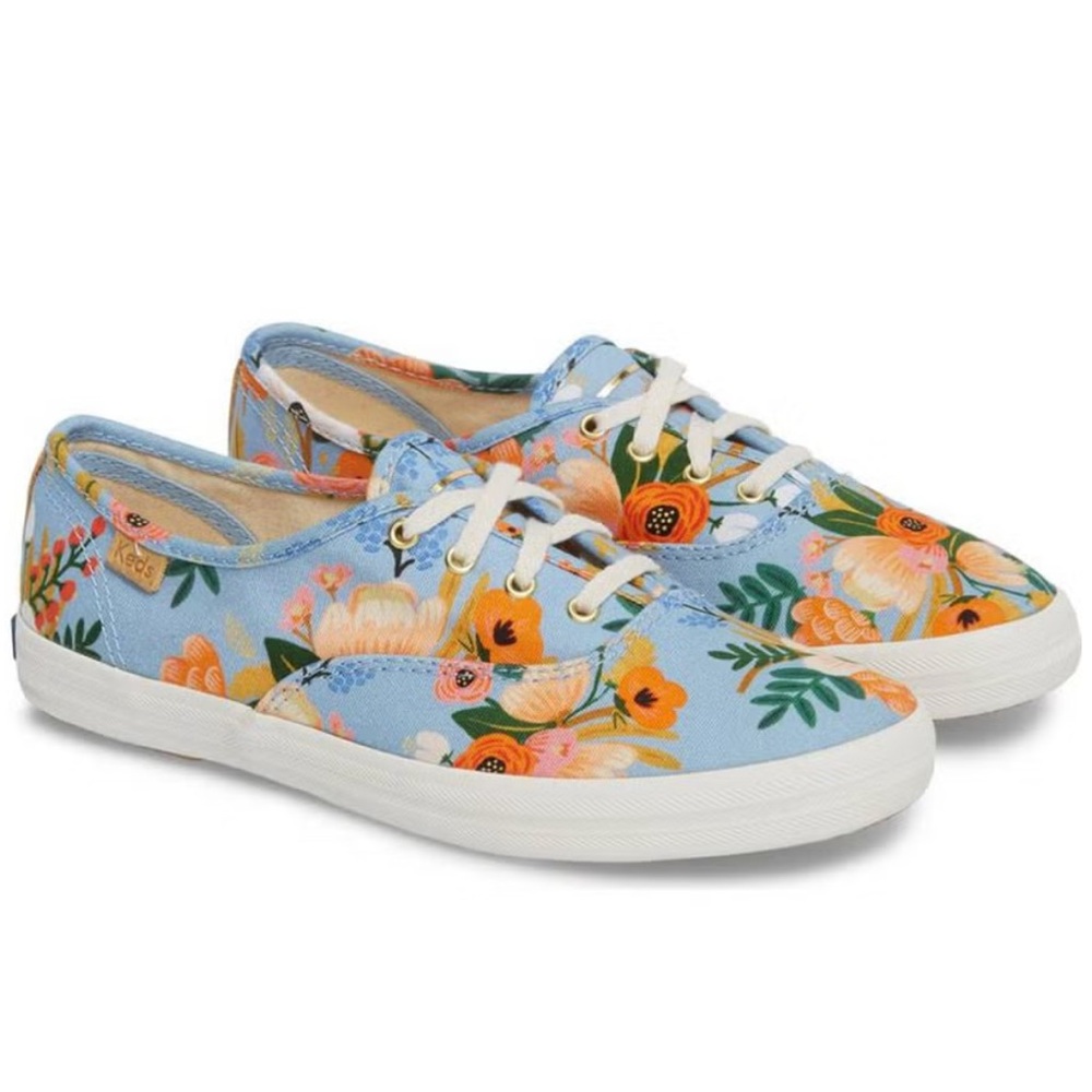 KEDSxRIFLE PAPER Floral Sneakers